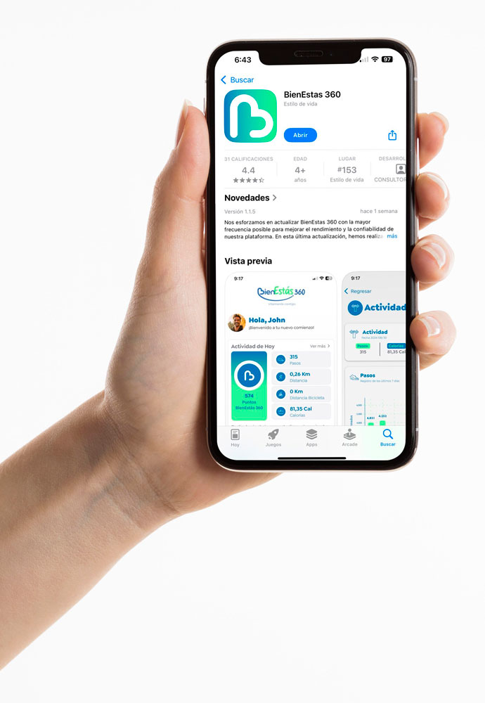 descarga la app BienEstás 360 y convierte tu salud mental en una prioridad diaria.