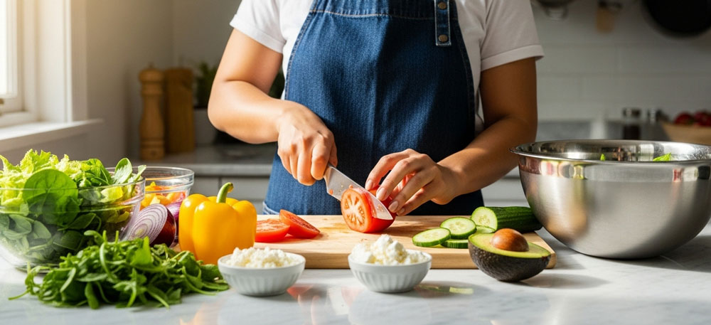 Por otro lado, también es importante recordar que tener una dieta saludable, significa consumir una variedad de alimentos que proporcionen los nutrientes que el cuerpo necesita para funcionar correctamente, como: frutas y verduras, proteínas magras, carbohidratos complejos y grasas saludables.
